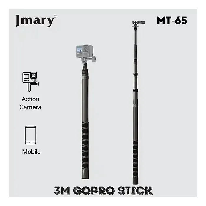 Jmary MT-65 Carbon Fiber GoPro Selfie Stick